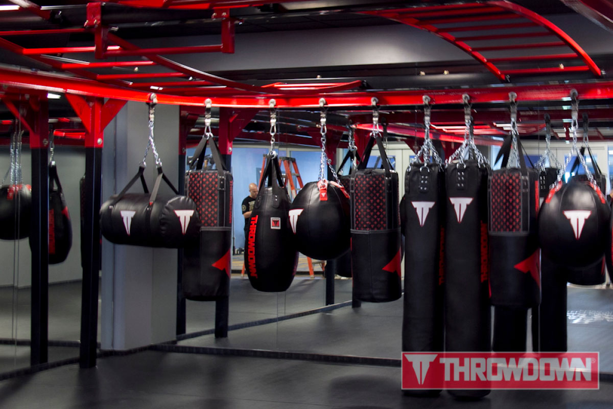 Architectural photo of the Throwdown boxing studio