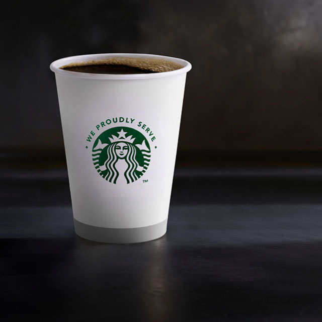 Image of a cup of Starbucks coffee