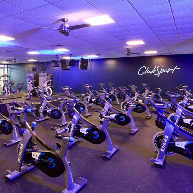 Cycle and Spin group fitness class studio