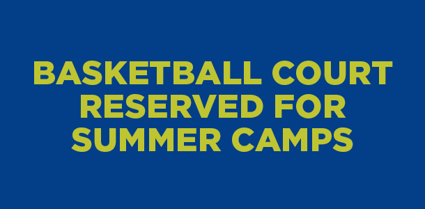 Basketball Court Reserved event tile